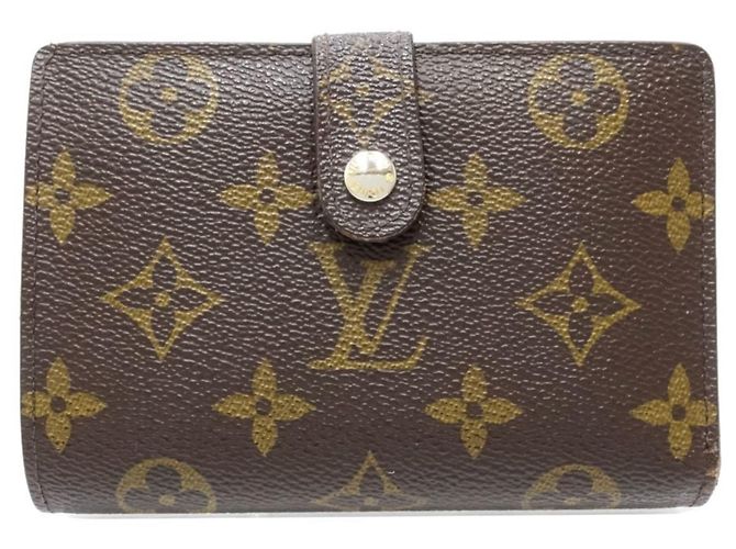 Cartera bi-fold Louis Vuitton Monogram Negro Monograma