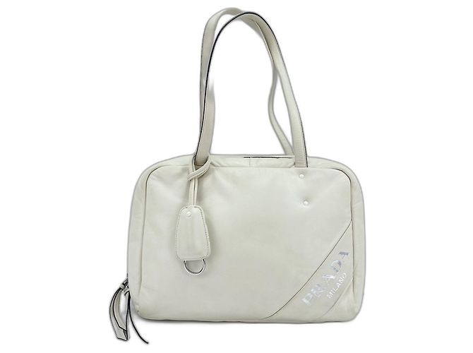 Bolsa de Ombro Prada PRADA em White Branco