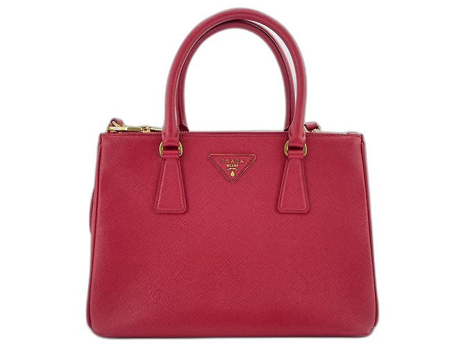 Borsa a tracolla Prada Galleria in rosso