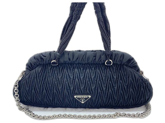 Borsa a tracolla Prada VOLPE SERA in nero
