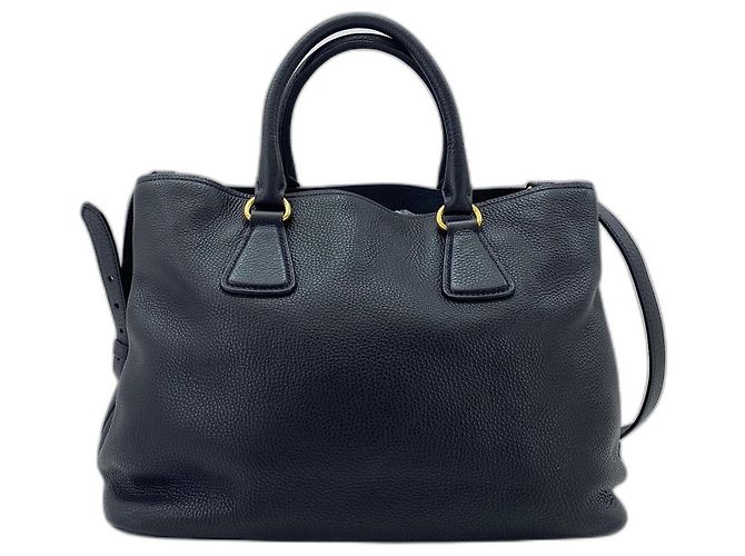 Borsa a mano/Borsa a tracolla Prada Vitello Daino Black Nero