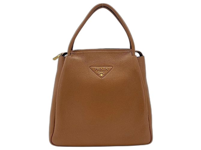 Borsa Tote Prada Marrone