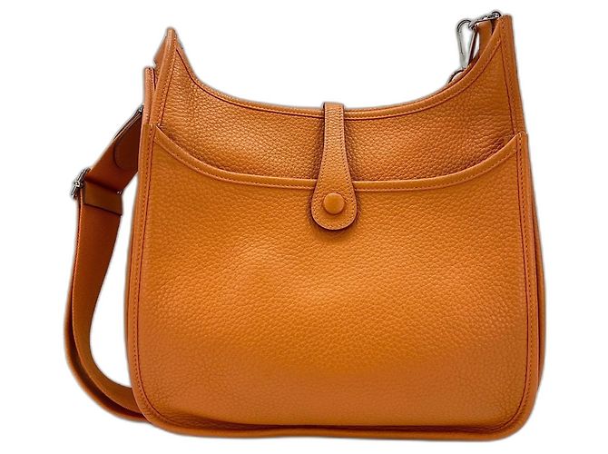 Hermès Borsa a tracolla Hermes Evelyne 3PM Arancione