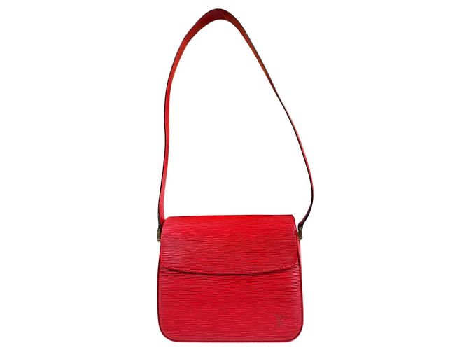 Borsa a tracolla Louis Vuitton Bussi Epi Rosso