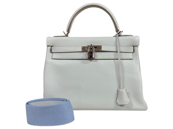 Hermès Bolsa de ombro Hermes Kelly 32 em cinza Marrom