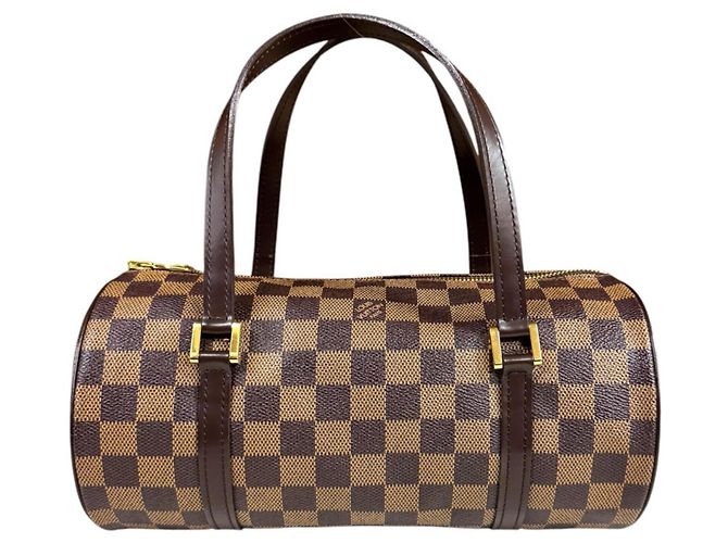 Bolsa Louis Vuitton Papillon 26 Damier Marrom