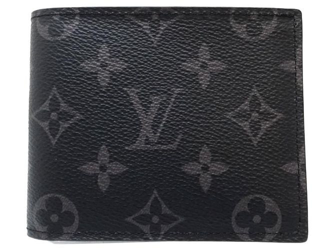 Louis Vuitton Monogram Eclipse Bi-fold Wallet Black