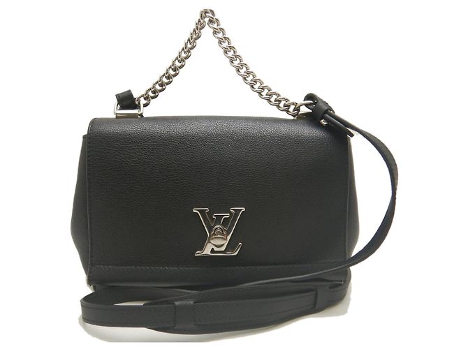 Borsa a tracolla Louis Vuitton Lockme 2 BB Nero