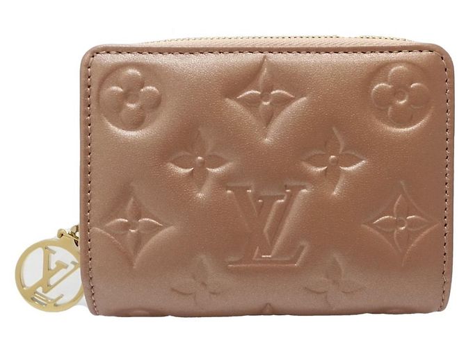 Louis Vuitton Rose Gold Bi-fold Wallet Golden
