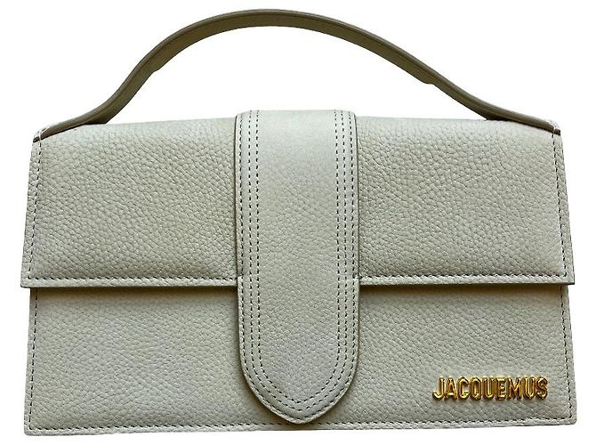 Jacquemus Le Bambinou Flap Padded Leather Bege