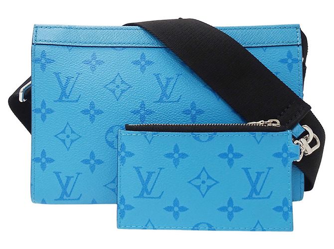 Bolsa de mão Louis Vuitton Taigarama Azul