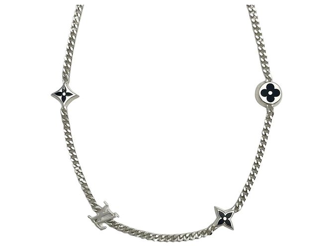 Collana Spike Charm Louis Vuitton Argento
