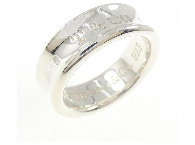 Tiffany & Co Anel Aliança Tiffany 1837 em Prata
