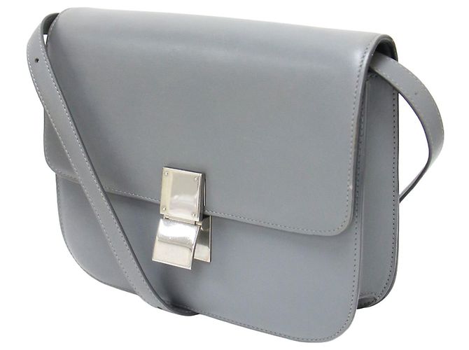 Céline Borsa a tracolla Celine Classic Box Marrone