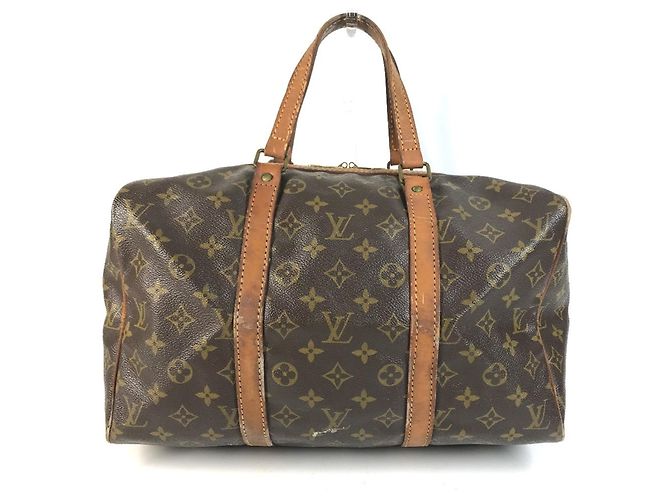 Sac Louis Vuitton Monogram Saxophone 35 Marron