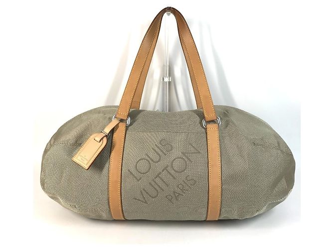 Borsa a tracolla Louis Vuitton Damier Geant Akatan Cachi