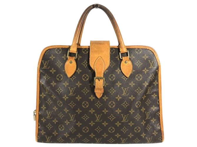 Bolso Louis Vuitton Monogram Rivoli Castaño