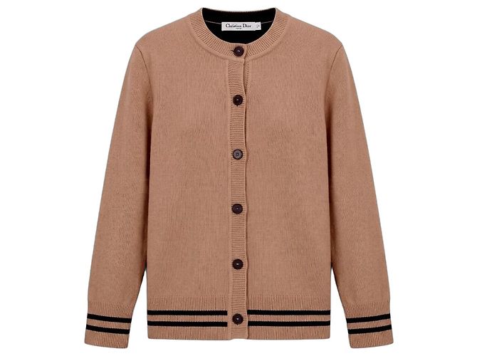 Christian Dior Dior Strickjacke "J'ADIOR 8" Schwarz Kamel