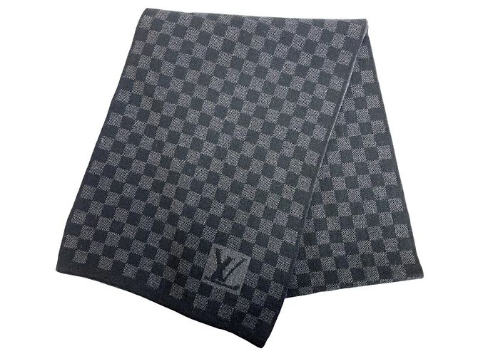 Louis Vuitton Black Wool Stole