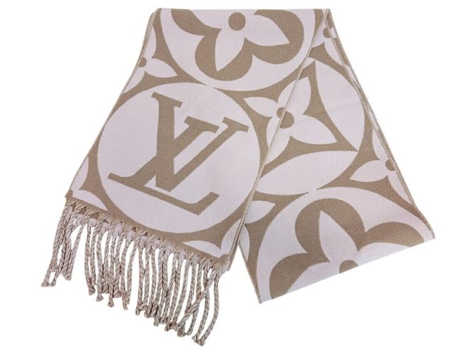 Bufanda Medallion Louis Vuitton Beige