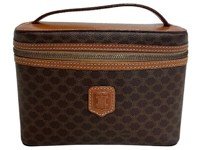 Céline Celine Macadam Brown Handbag