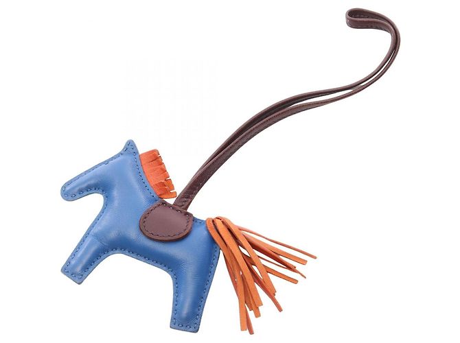 Hermès Hermes Rodeo PM Handbag Charm Marron Bleu