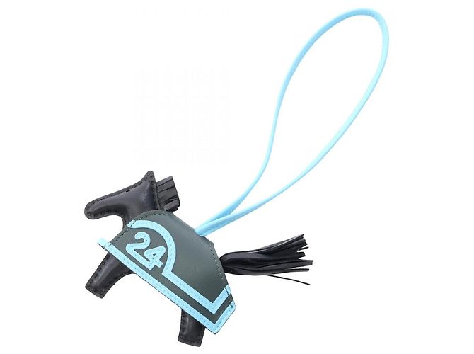 Hermès Hermes Rodeo PM Robeo Handbag Charm Nero Blu Verde