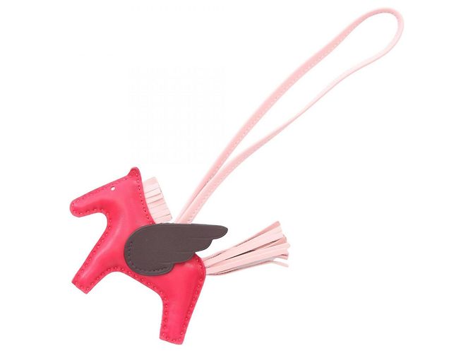 Hermès Hermes Rodeo Pegasus PM Charm Brown Pink