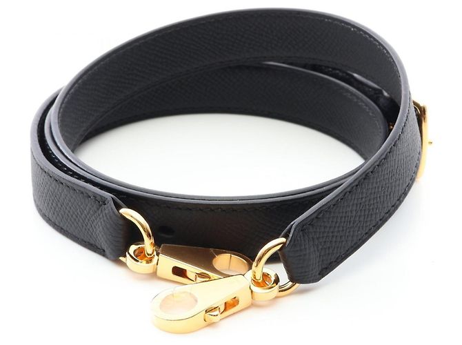 Hermès Tracolla in pelle Epsom nera Hermes Nero