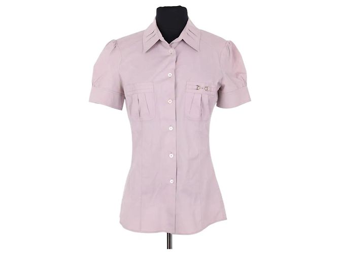 Camisa Gucci de algodão roxa Roxo