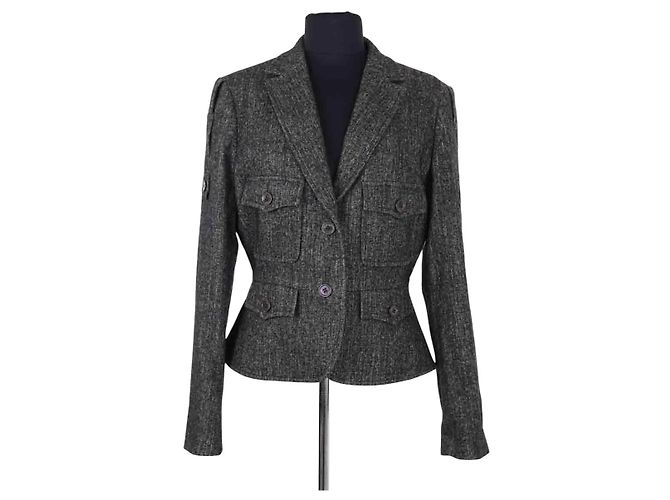 Yves Saint Laurent Anthracite jacket Dark grey