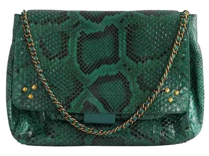 Jerome Dreyfuss Borsa a tracolla Lulu verde