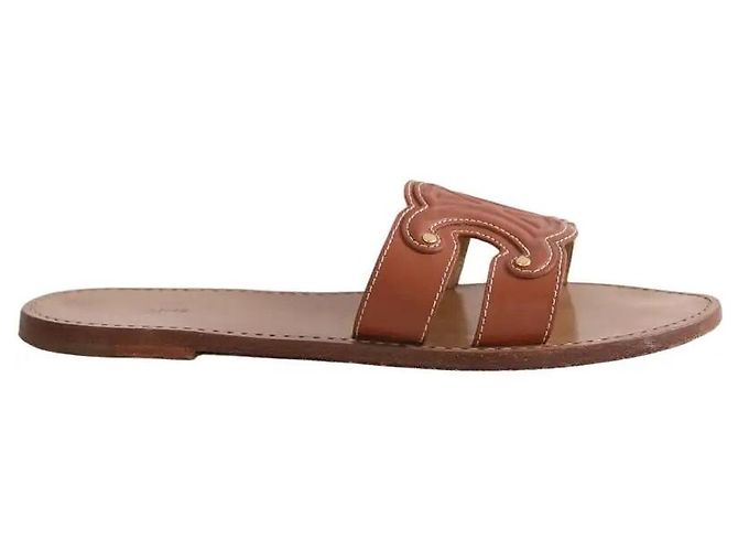 Céline Marina mules brown