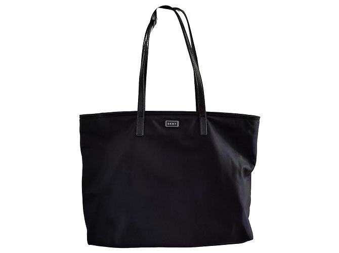 Borsa Shopper DKNY Nera in Poliestere Nero