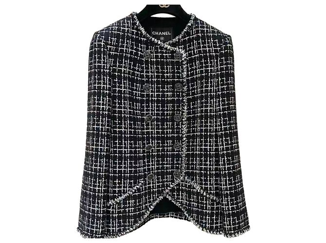 Chanel Cotton Jacket Multi Color Size 38 Multiple colors