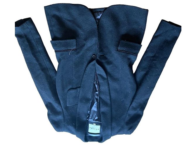 Céline Wool Jacket Black Multiple colors