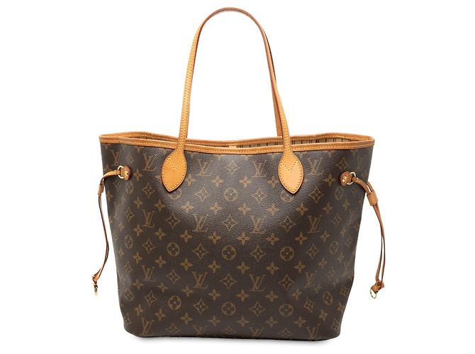 Sac cabas Louis Vuitton Monogram Neverfull MM Marron