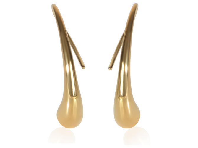 Orecchini Elsa Peretti Teardrop in oro giallo Tiffany & Co.