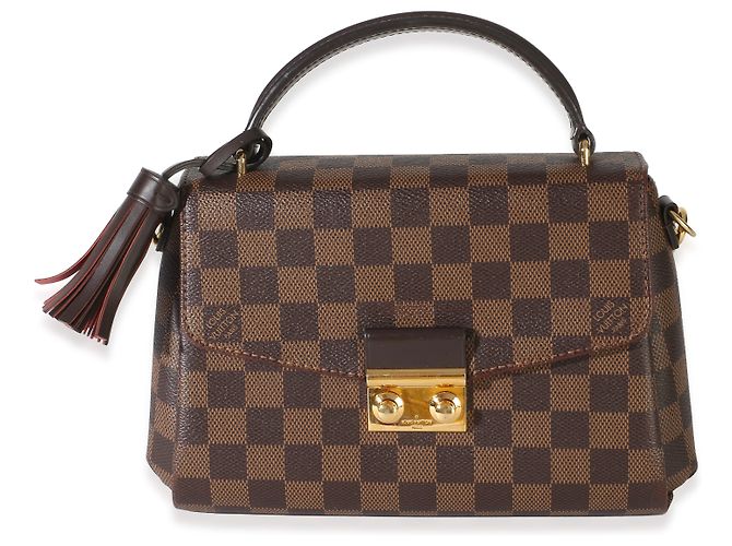 Louis Vuitton Damier Ebene Canvas Croisette Marrom