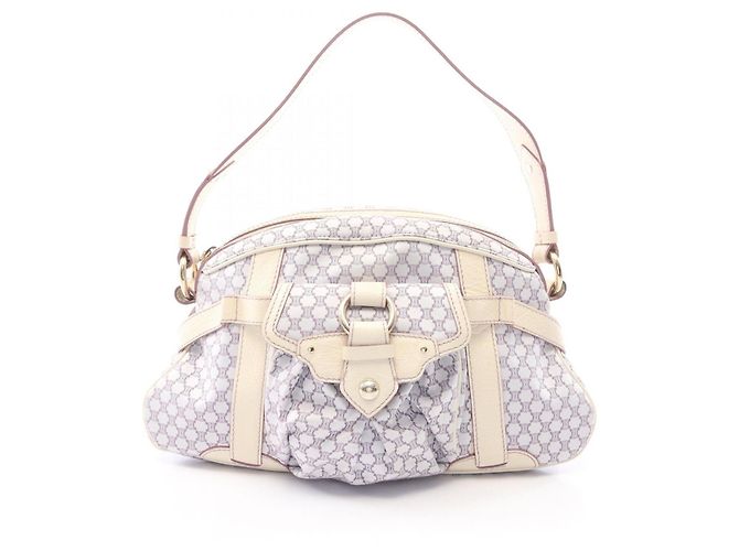 Céline Borsa a tracolla Celine Macadam viola e bianca Bianco Porpora
