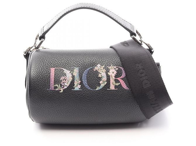 Christian Dior Dior Roller Bag Mini Sac à main 2-Way Noir Multicolore