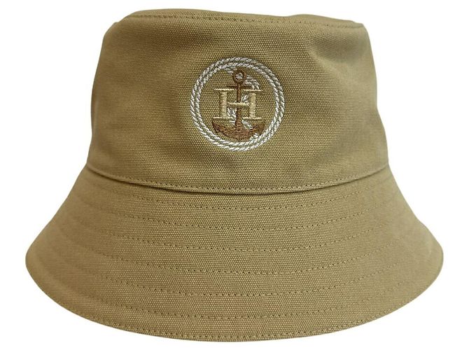 Hermès Cappello Bucket Milo H HERMES in Beige