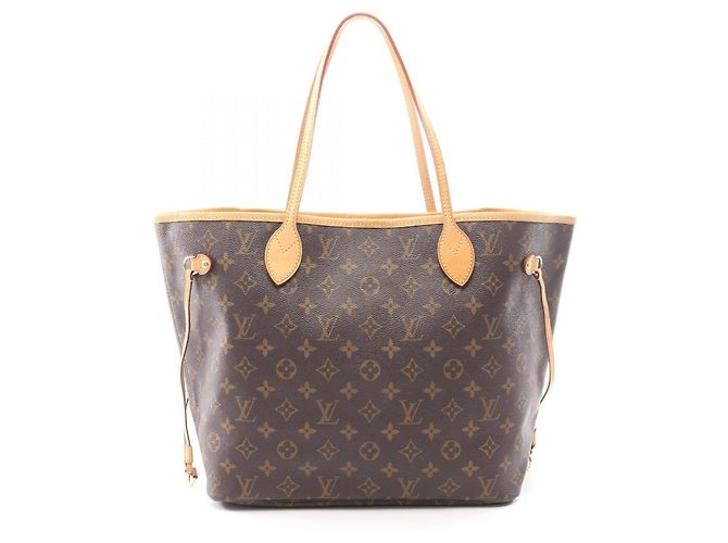Saco Tote Louis Vuitton Neverfull MM Monogram Marrom