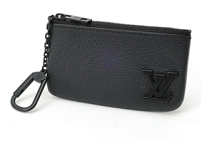 Louis Vuitton Pochette Clé Coin Case Black