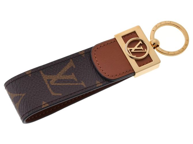 Louis Vuitton Porte Clés Dragonne Dauphine Keyring Marrone