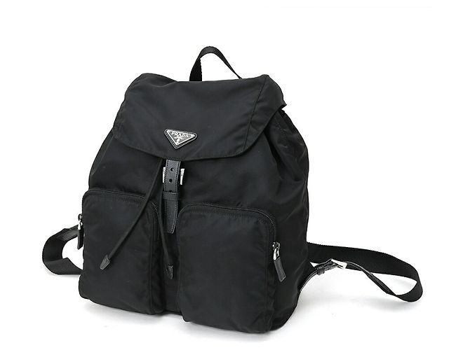 Prada Black Nylon Backpack