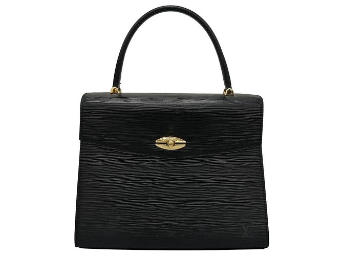 Sac à main Louis Vuitton Malesherbes Noir