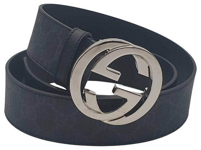 Gucci Men's Black Leather Belt