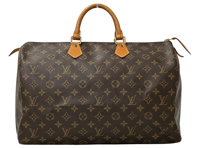 Bolso Boston Louis Vuitton Monogram Brown Castaño