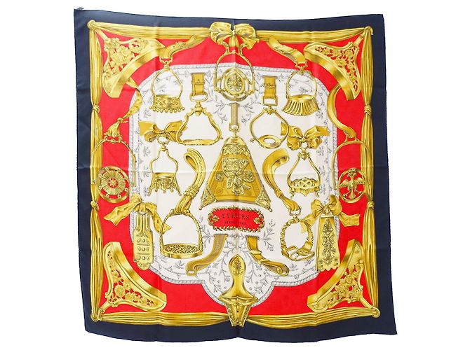 Hermès Hermes Seidenschal Schwarz